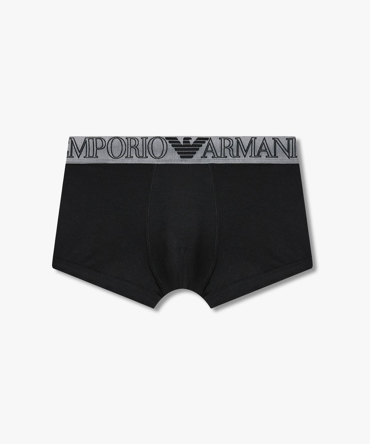 엠포리오 아르마니 언더웨어(EMPORIO ARMANI UNDERWEAR) 남성 아웃라인 로고 밴딩 드로즈_블랙 0816112009