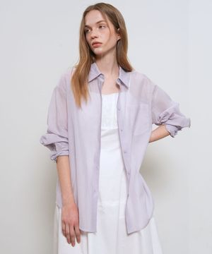 링클 시어 셔츠 [LAVENDER] / WBE2L03531
