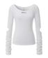 2-Way Elbow-Slit Long Sleeve (white)