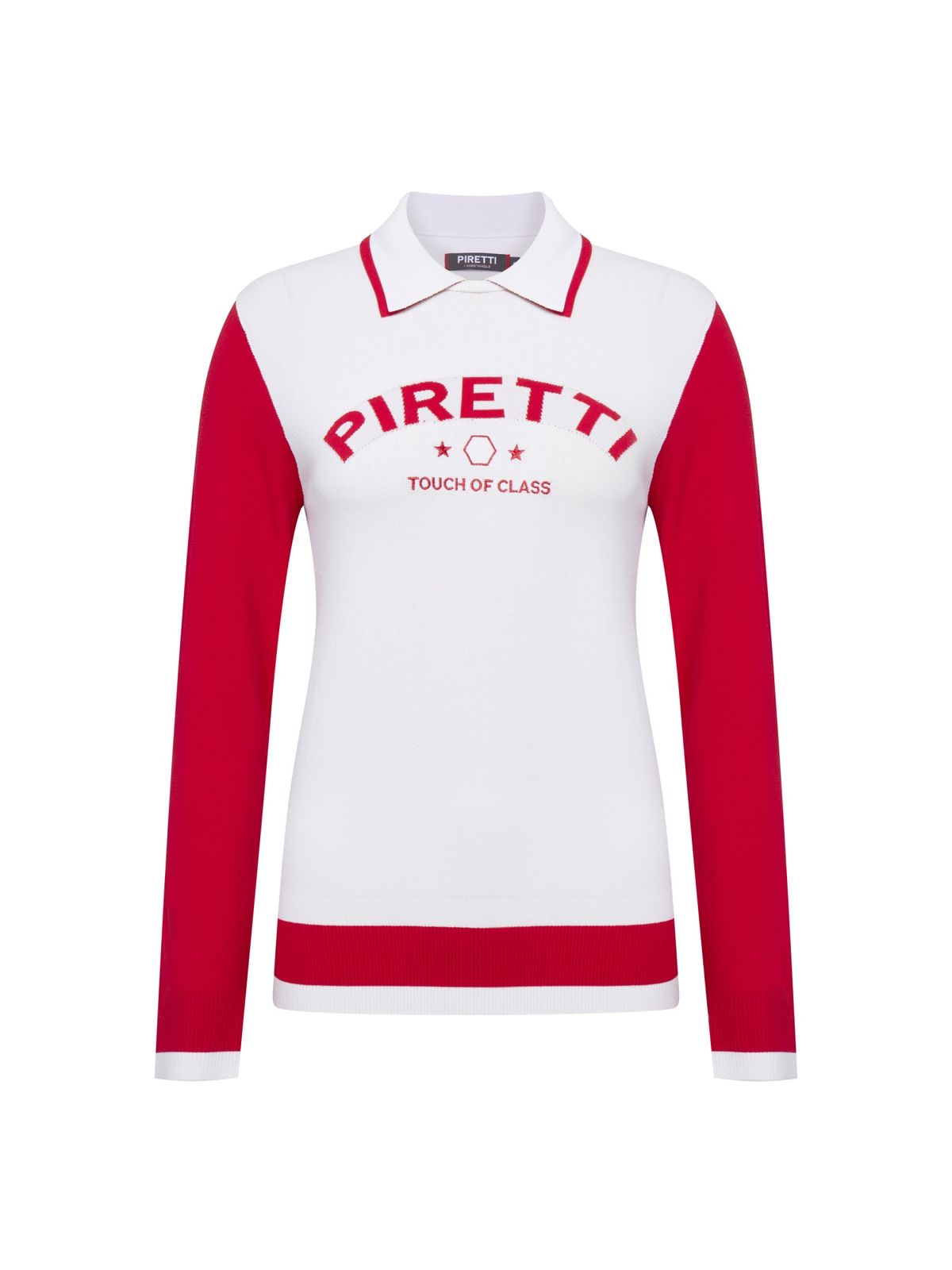 피레티(PIRETTI) 사보나 폴로 스웨터 W_White