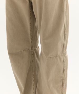 롱 렝스 커브드 팬츠 베이지