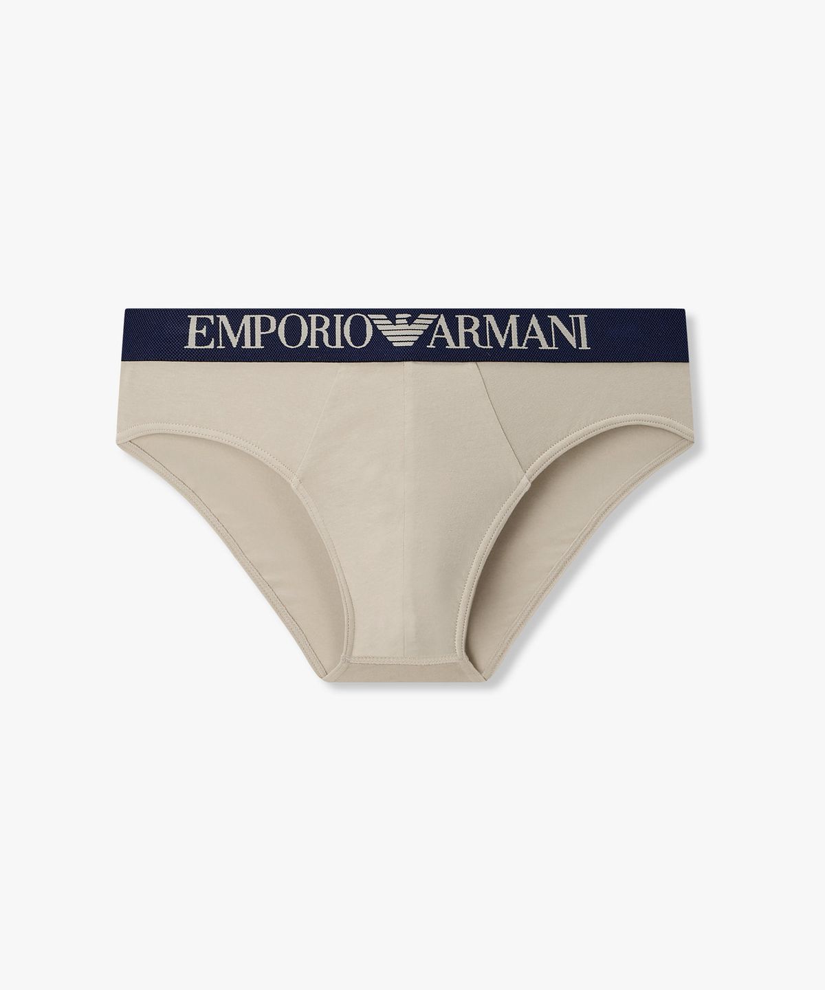 엠포리오 아르마니 언더웨어(EMPORIO ARMANI UNDERWEAR) 남성 텍스처드 밴딩 코튼 브리프_베이지 0816111151