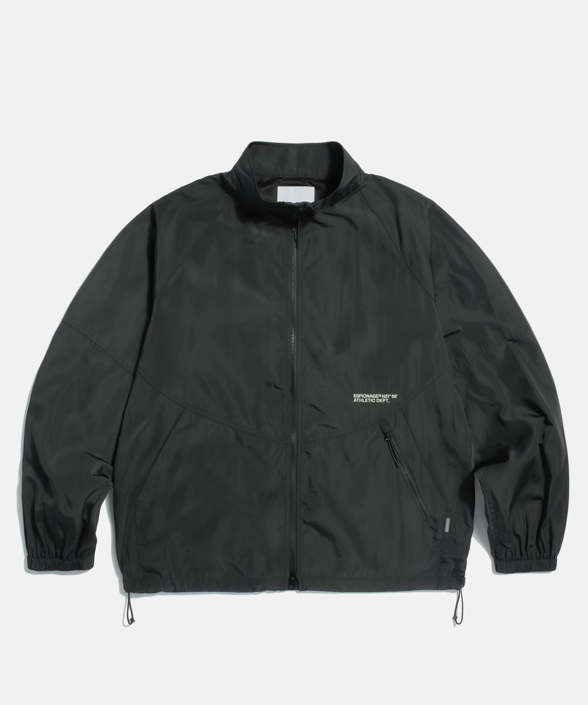 에스피오나지(ESPIONAGE) Athletic Track Jacket Black