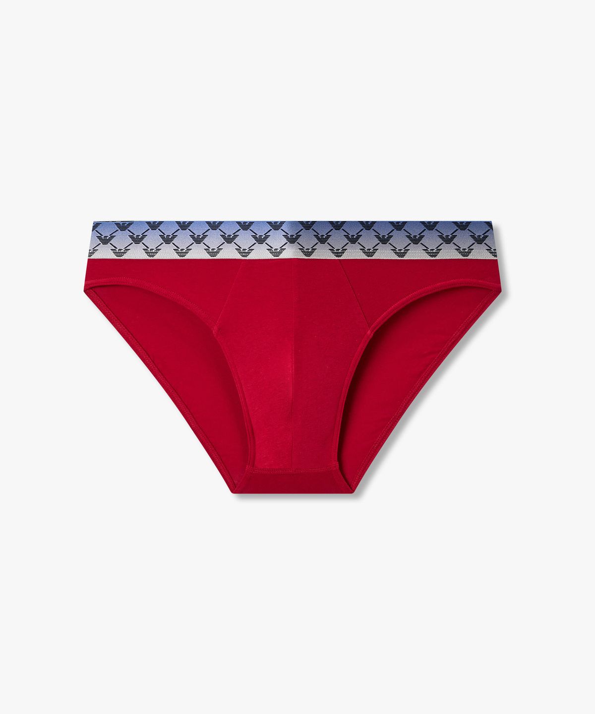 엠포리오 아르마니 언더웨어(EMPORIO ARMANI UNDERWEAR) 남성 그라데이션 로고 밴딩 브리프_레드 0816111030