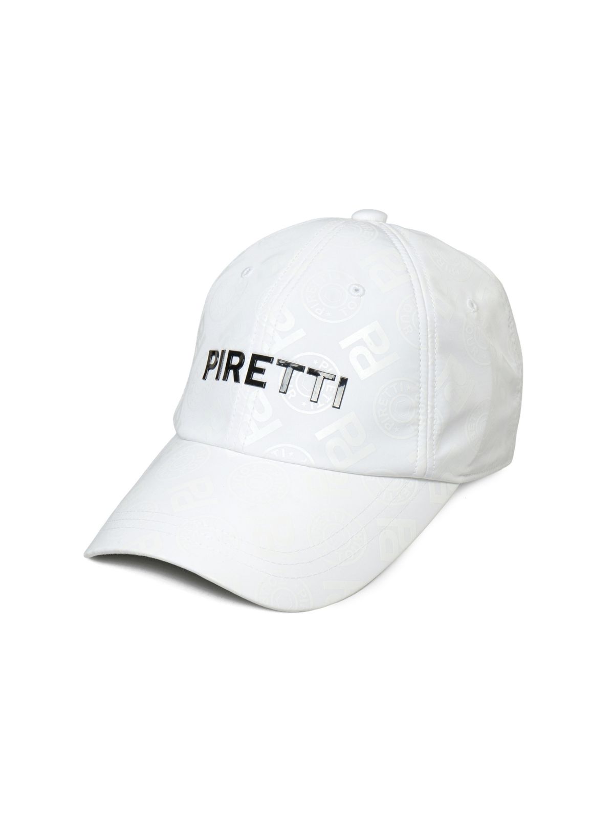 피레티(PIRETTI) 그래픽 프린트 올오버 캡_White