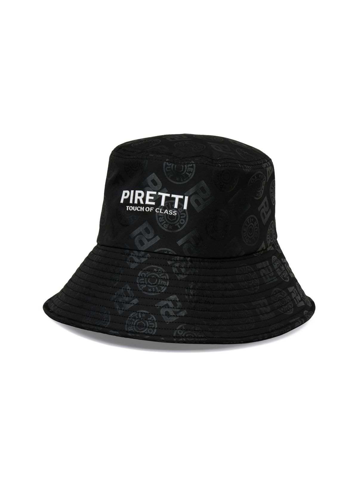 피레티(PIRETTI) 그래픽 프린트 올오버 햇_Black