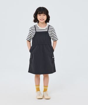 키즈 타슬란 슬리브리스 원피스 (S26MKLOP85) Charcoal