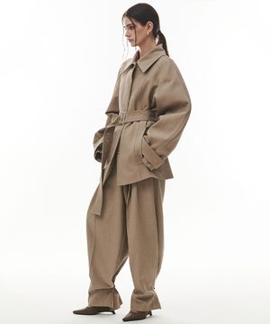 Rosy Jogger Wide Slacks