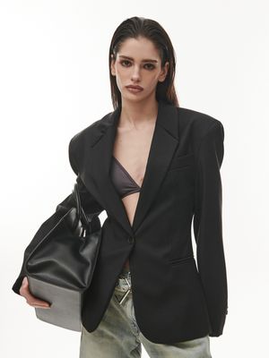 Drop Line Single Jacket [BLACK]