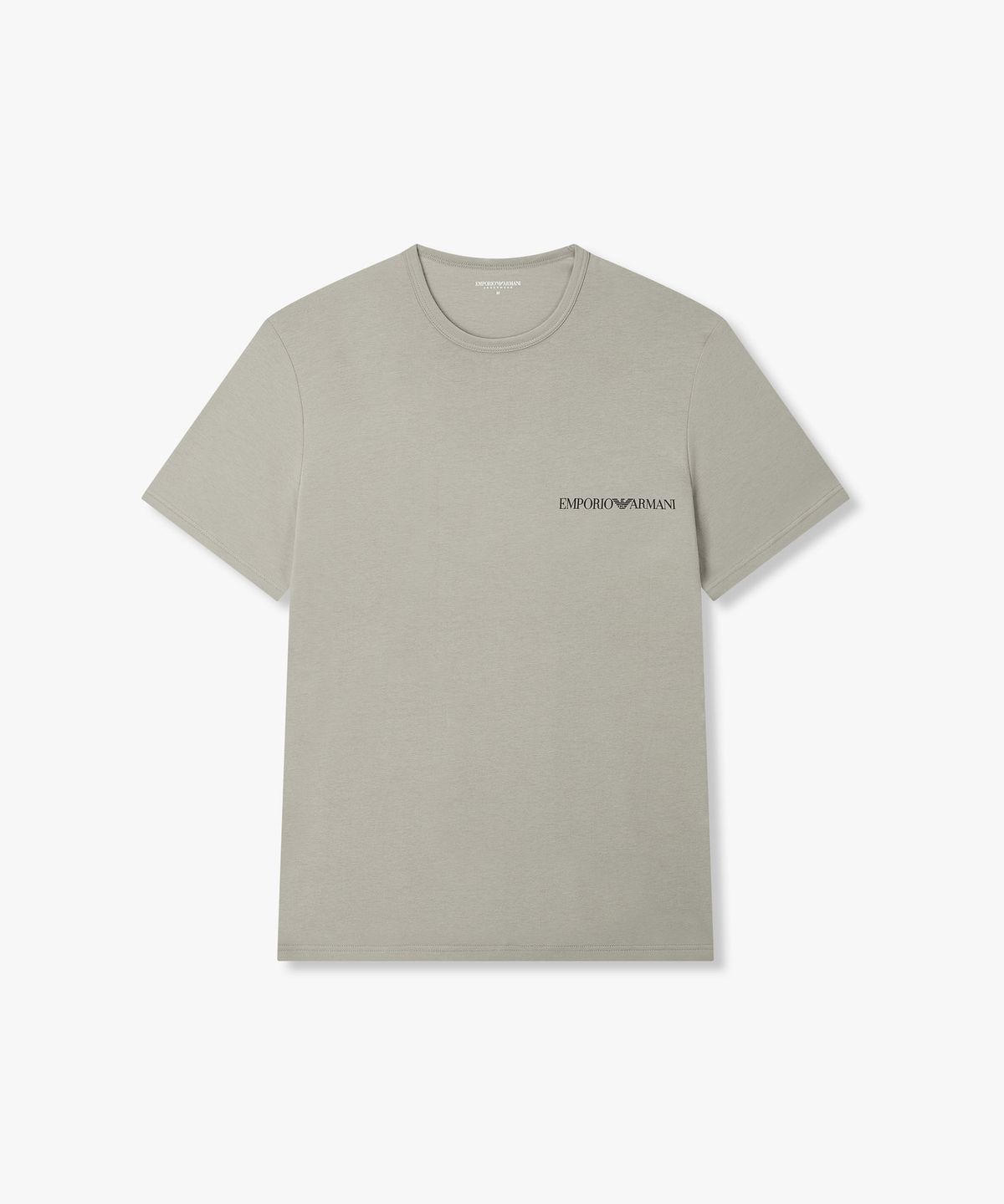 엠포리오 아르마니 언더웨어(EMPORIO ARMANI UNDERWEAR) 남성 크루넥 스트레치 라운지 티셔츠_그레이 0816134001