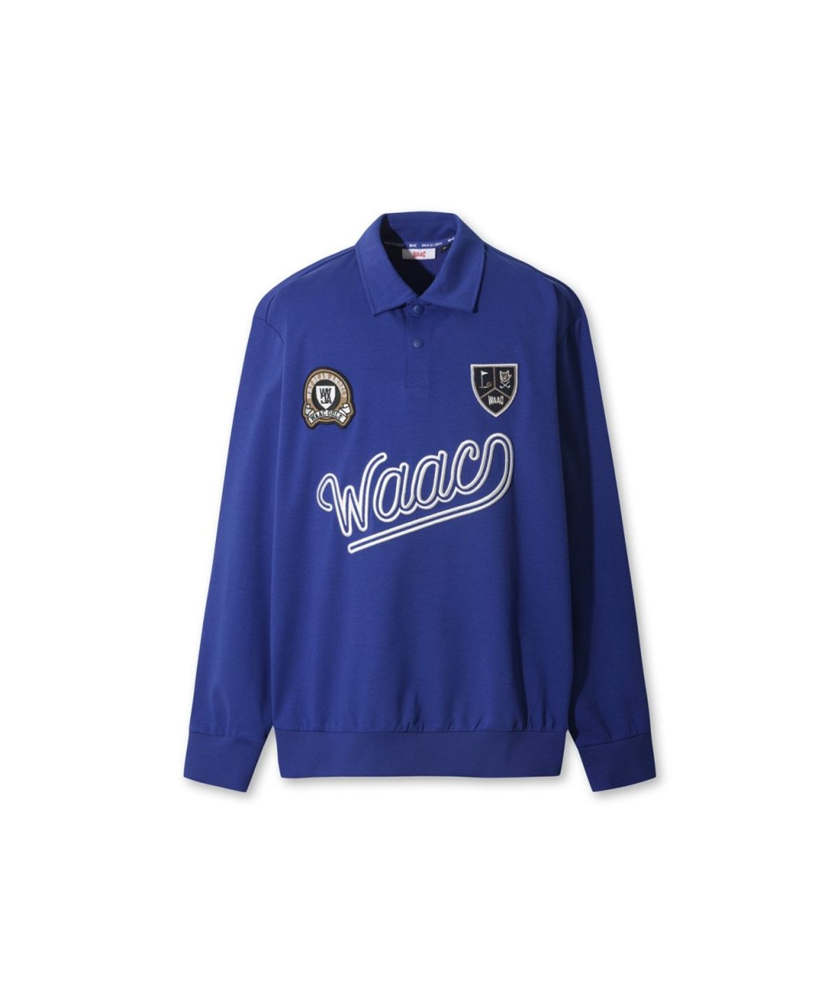 왁(WAAC) WAAC Wappen Polo Sweatshirt WMTBS26102BUD