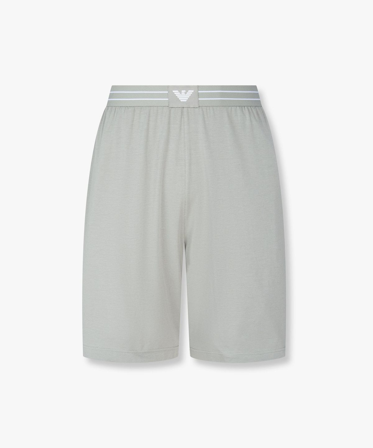 엠포리오 아르마니 언더웨어(EMPORIO ARMANI UNDERWEAR) 남성 로고 패치 밴딩 라운지 쇼츠_그레이 0816131022