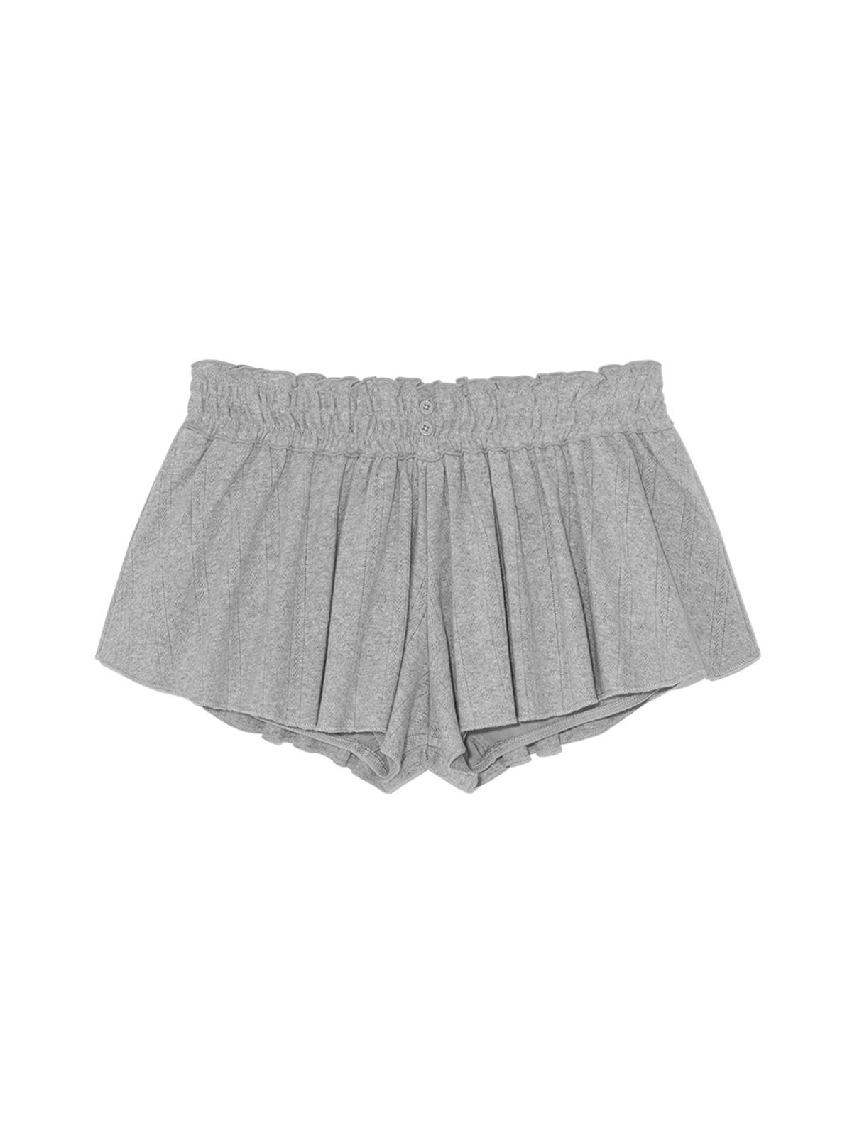 글로니(GLOWNY) HONEY EYELET SHORTS (GRAY)