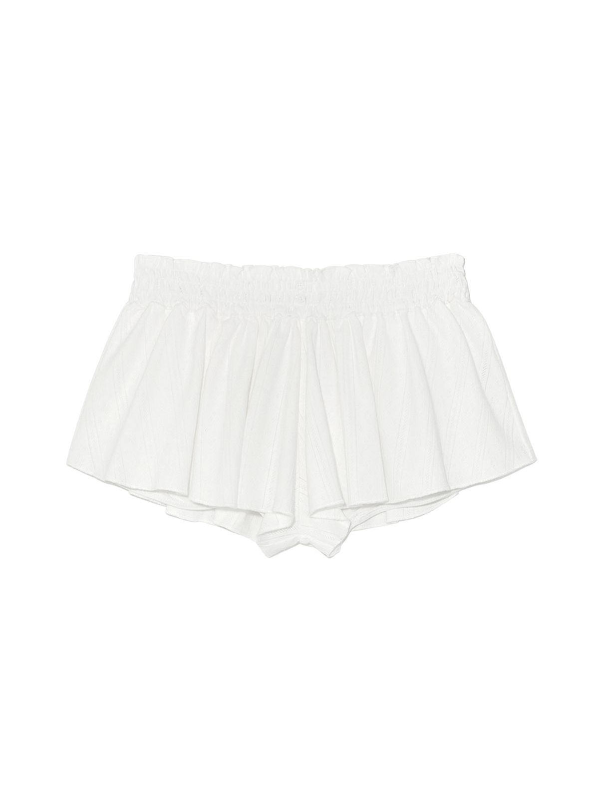 글로니(GLOWNY) HONEY EYELET SHORTS (WHITE)