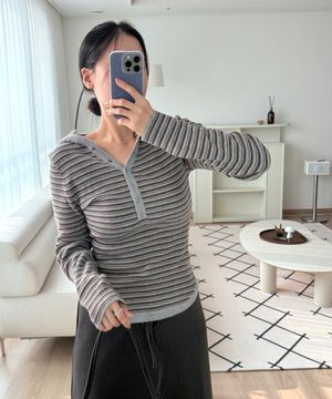 슬림 후드 풀오버_MIWKAG450T