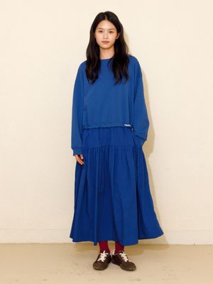빈센트 티어드 원피스_블루