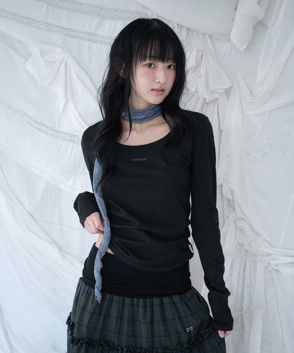 미레코(MIRECO) BASIC LOGO T BLACK