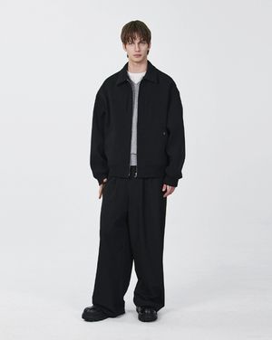 네오프렌 카라 점퍼 블랙 ZI2JP206BK