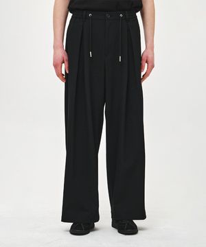 볼륨 와이드 팬츠 블랙 ZI2PT201BK