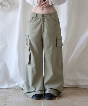 3-WAY MESH POCKET CARGO PT KHAKI
