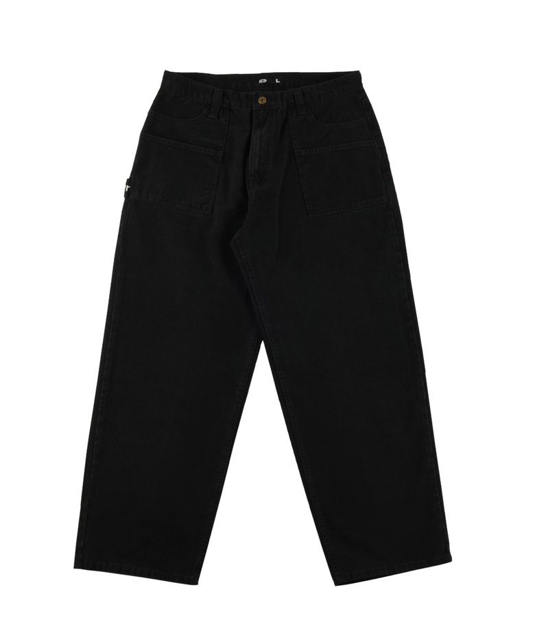 Hitchhiker Belt Loop Cotton Pants Black
