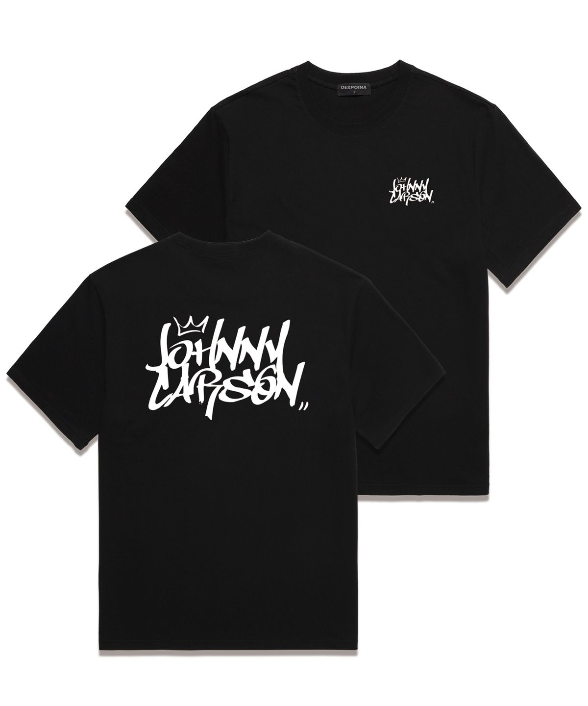 자니카슨(JOHNNY CARSON) Classic Graffiti Logo 반팔티셔츠 (JCSS102) 블랙/화이트