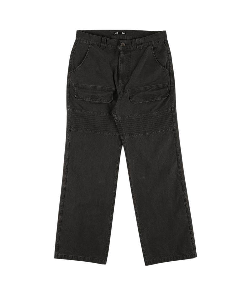 Front Pocket Biker Cargo Pants Brown