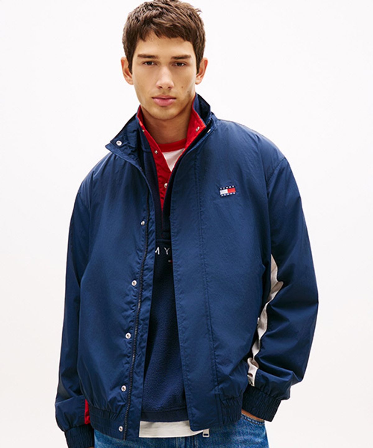 타미진스(TOMMY JEANS) 헤리티지 플래그 재킷 (T32G1WJC43TMT1C1G)