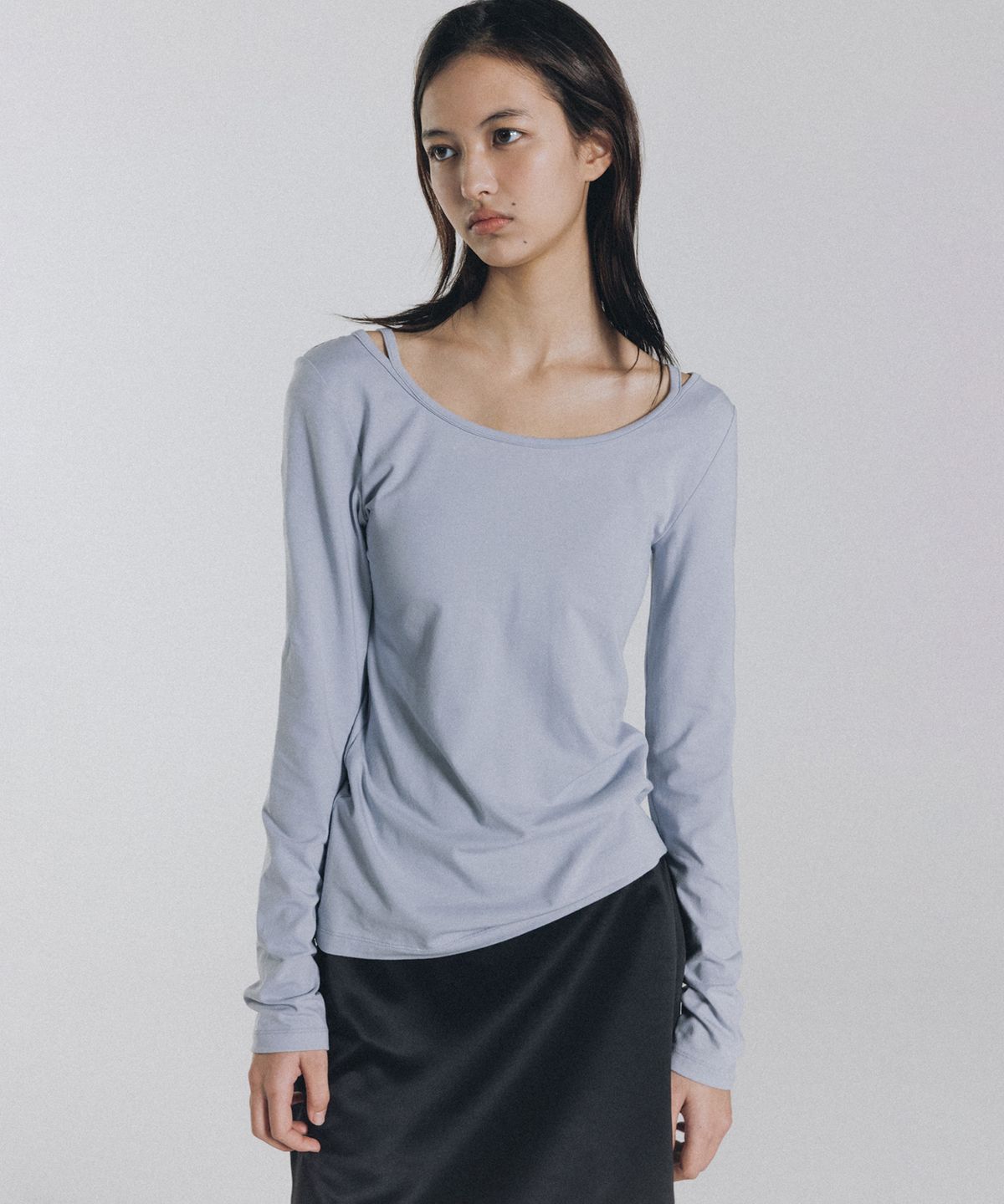 앤니즈(ANDNEEDS) Soft strap long sleeve (light blue)