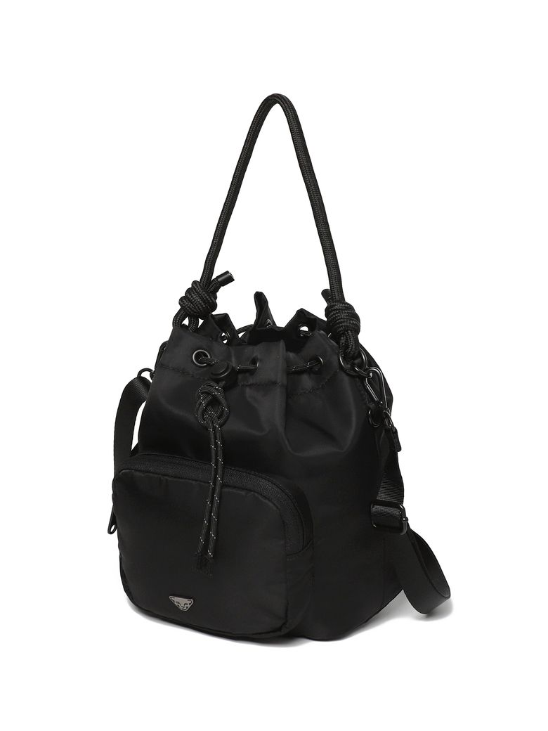 WOMEN 포켓 버킷백_Black YWA26B31Z1