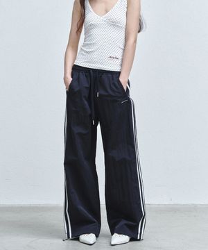 NYLON TRACK PANTS_NAVY