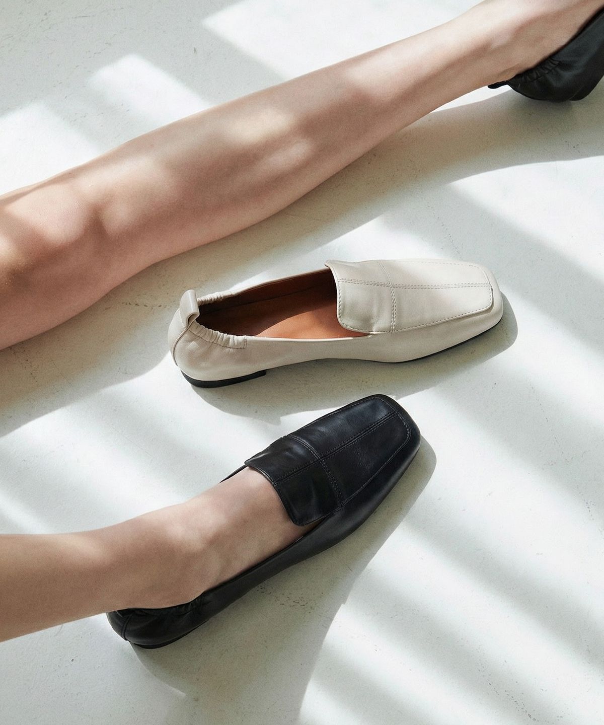 프리플라(FRI FLA) ljh7131 Comfy Square Flats - 2 Colors