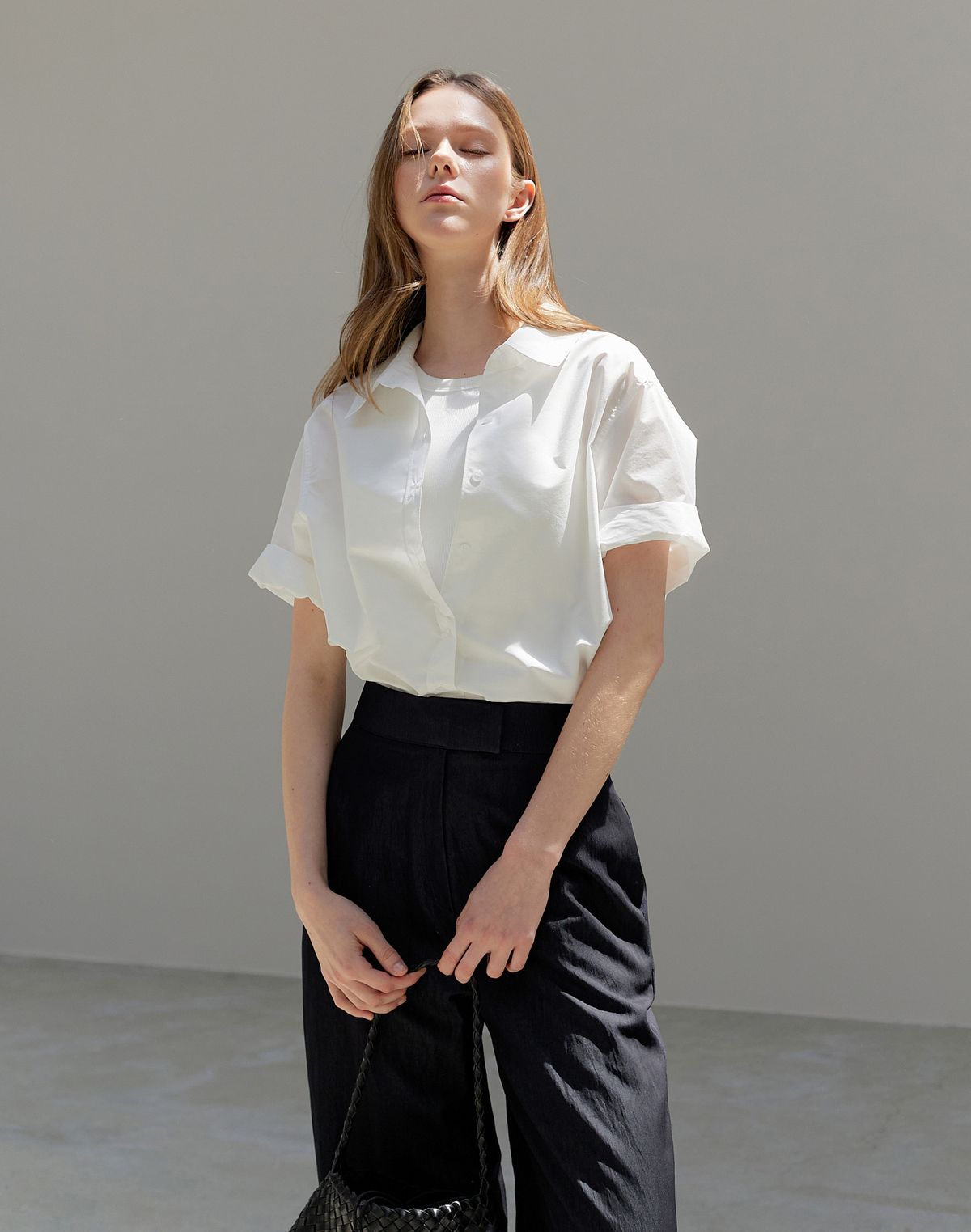 누토프(NUTOFFE) Feminine Shirt_Ivory
