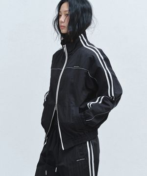NYLON BLOUSON JUMPER_BLACK