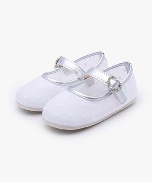 에어리 하트 메쉬 여아 구두