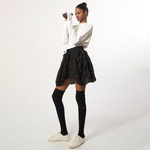 AW61PS02_더블 도트 볼륨 G 쇼츠_블랙