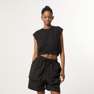 AW61TN01_소프트 크롭 탑_블랙