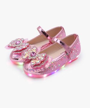 LED 오로라윙 쥬얼 여아 구두