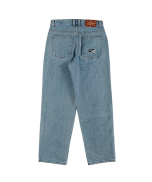 Vogon Thumbs Up Girl Denim Pants Light Blue