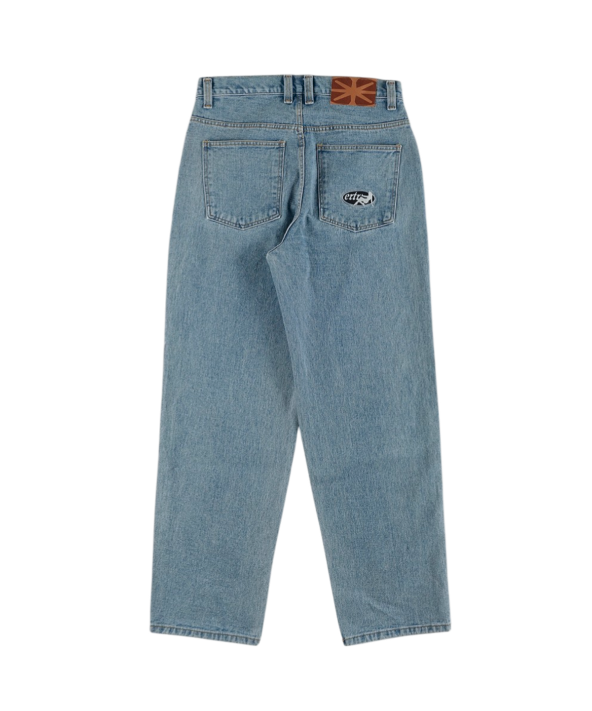이알티알(ERTR) Vogon Thumbs Up Girl Denim Pants Light Blue