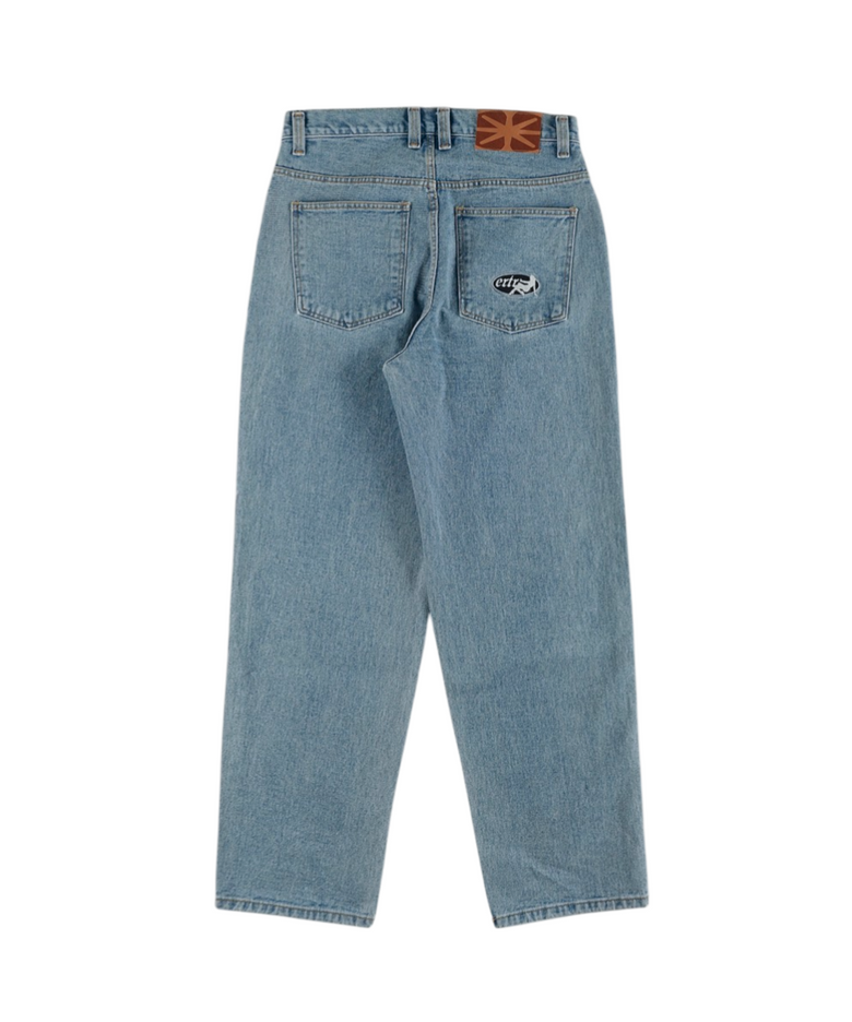 Vogon Thumbs Up Girl Denim Pants Light Blue