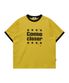 COME CLOSER 데미지 링거 반팔티셔츠 옐로우