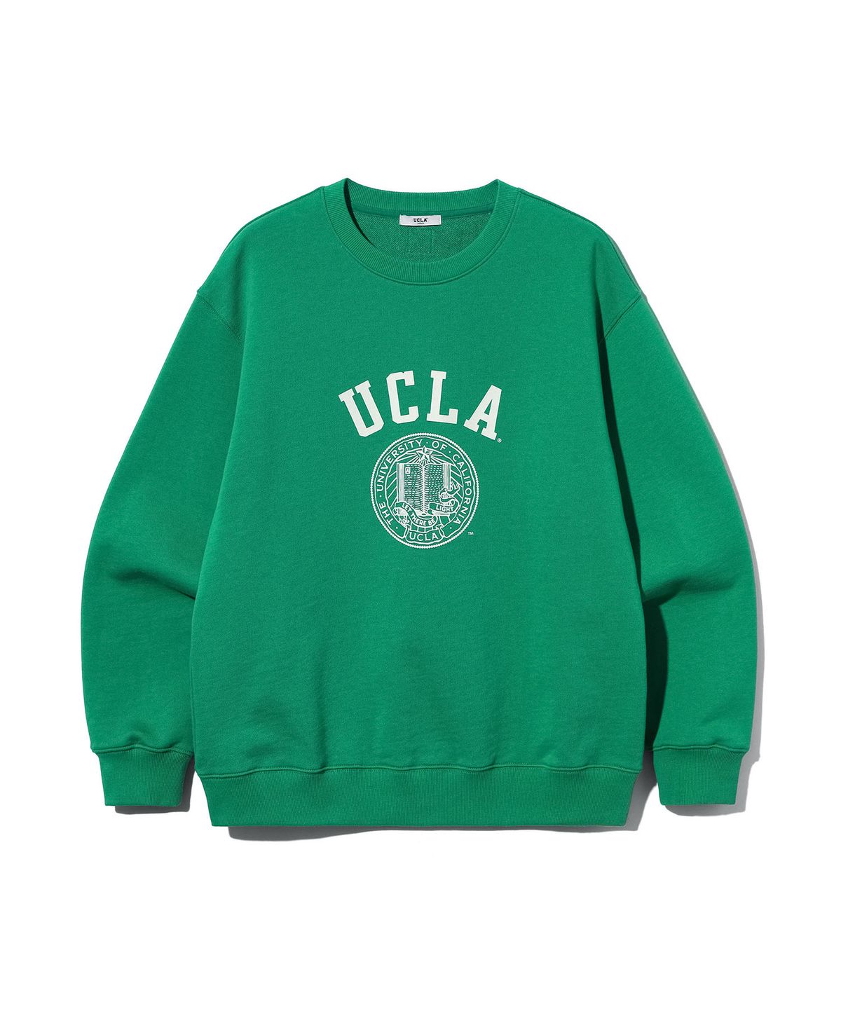 유씨엘에이(UCLA) 남녀공용 UCLA 컬리지 심볼 맨투맨[GREEN](UC2LT21)