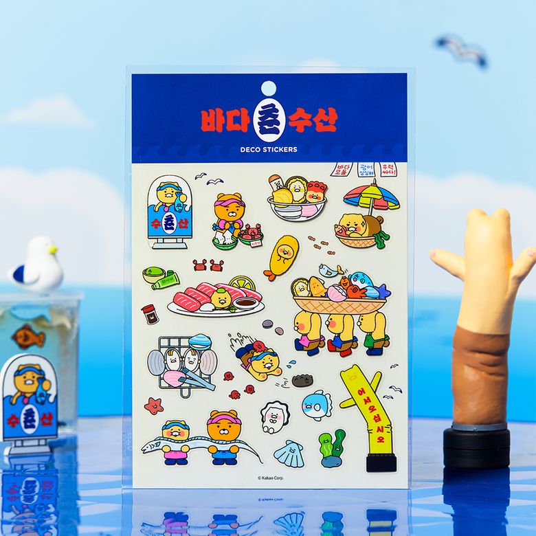 춘수산 투명스티커_프렌즈