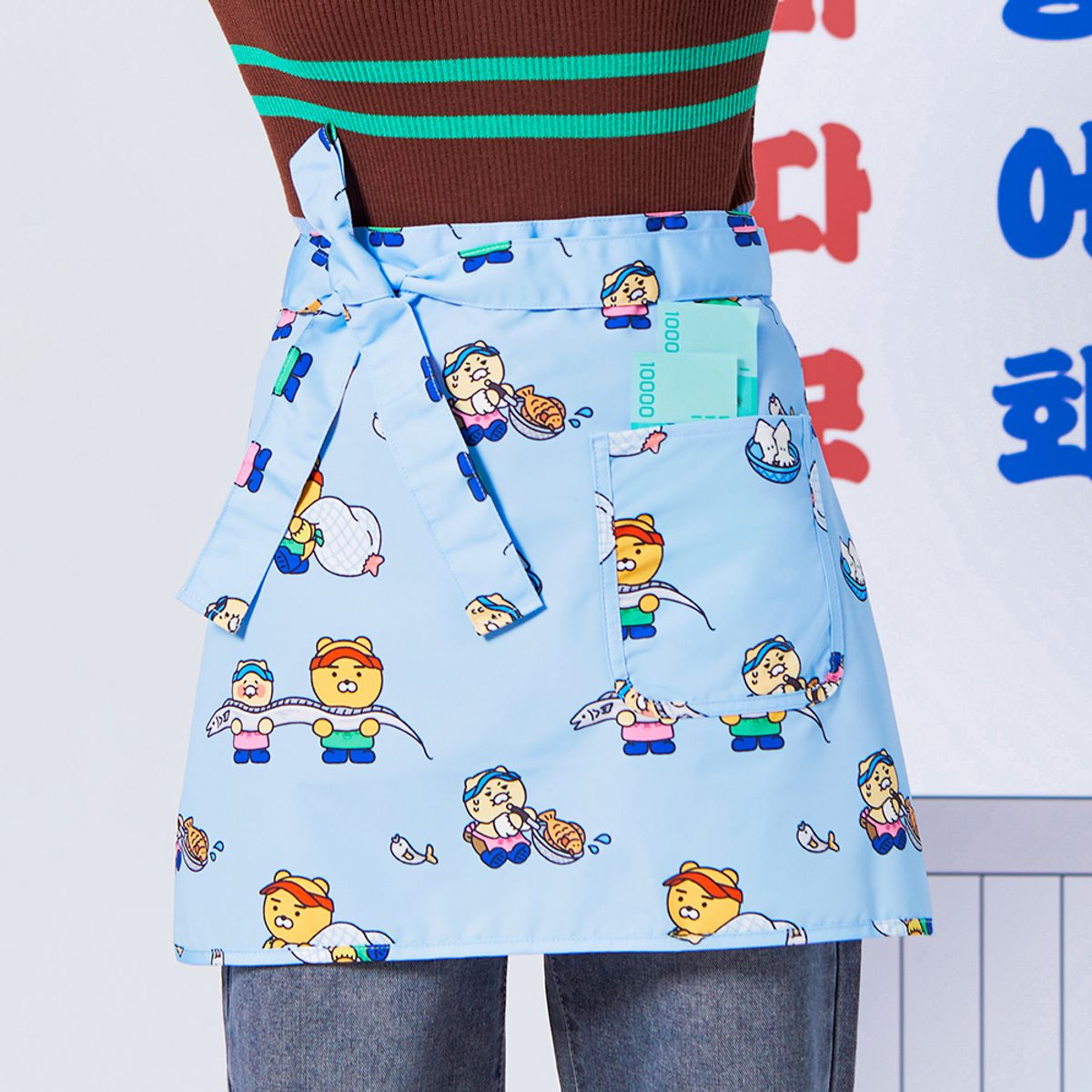 카카오프렌즈(KAKAO FRIENDS) 춘수산 앞치마_라이언&춘식이