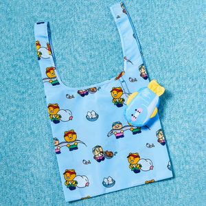 춘수산 포켓 장바구니_라이언&춘식이