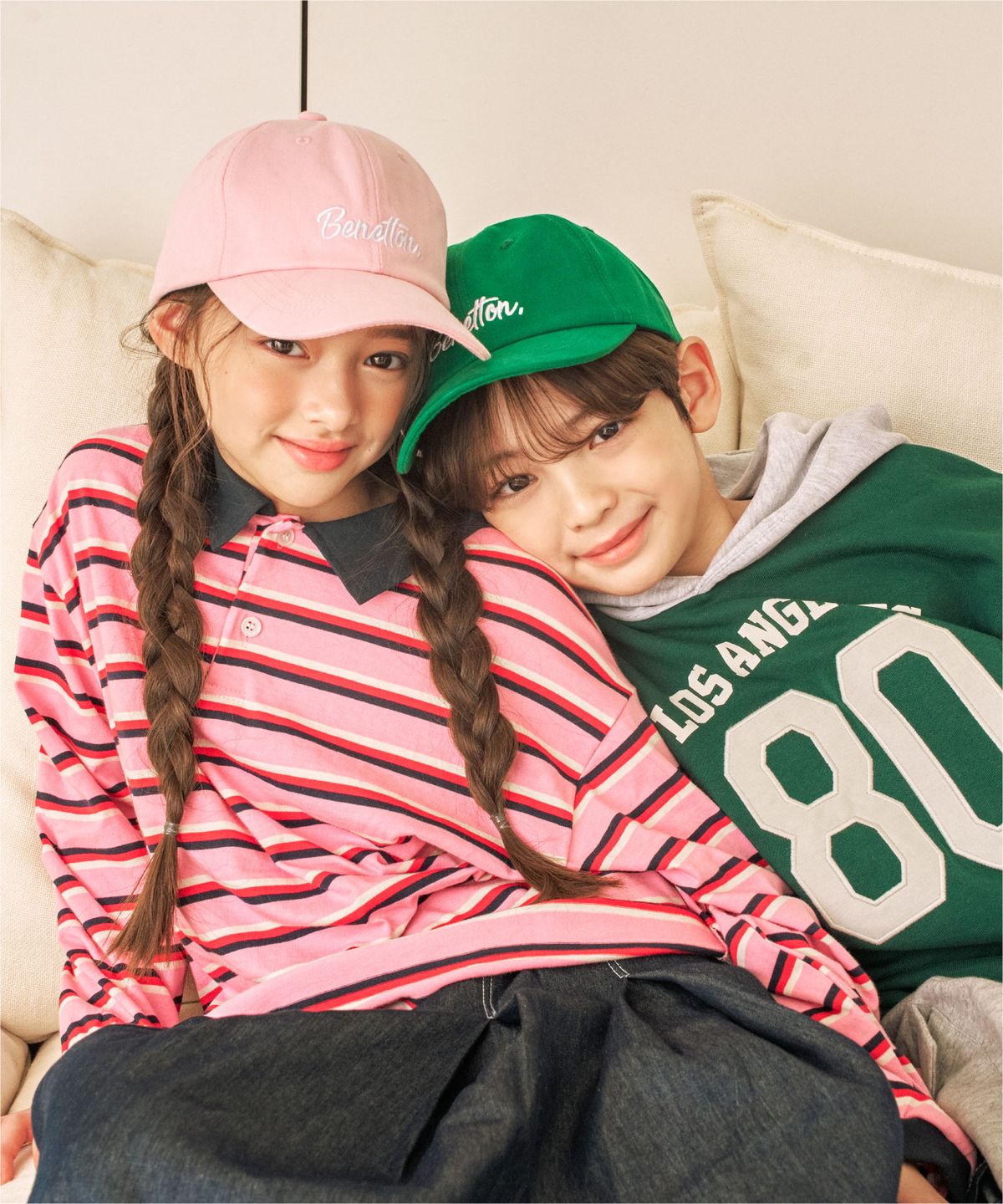 베네통키즈(BENETTONKIDS) 솔리드 볼캡 (10colors)
