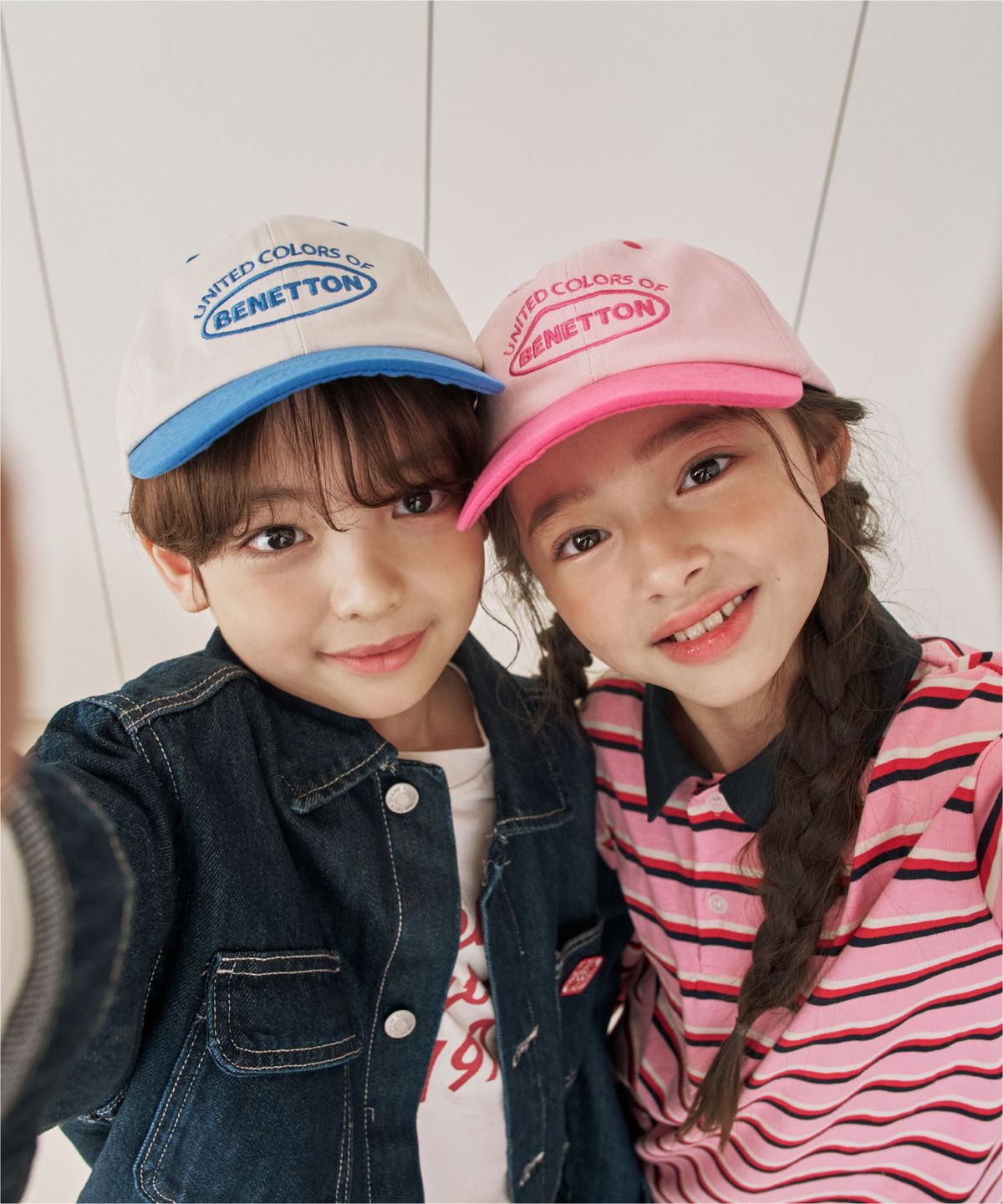 베네통키즈(BENETTONKIDS) 컬러블록 볼캡 (10colors)