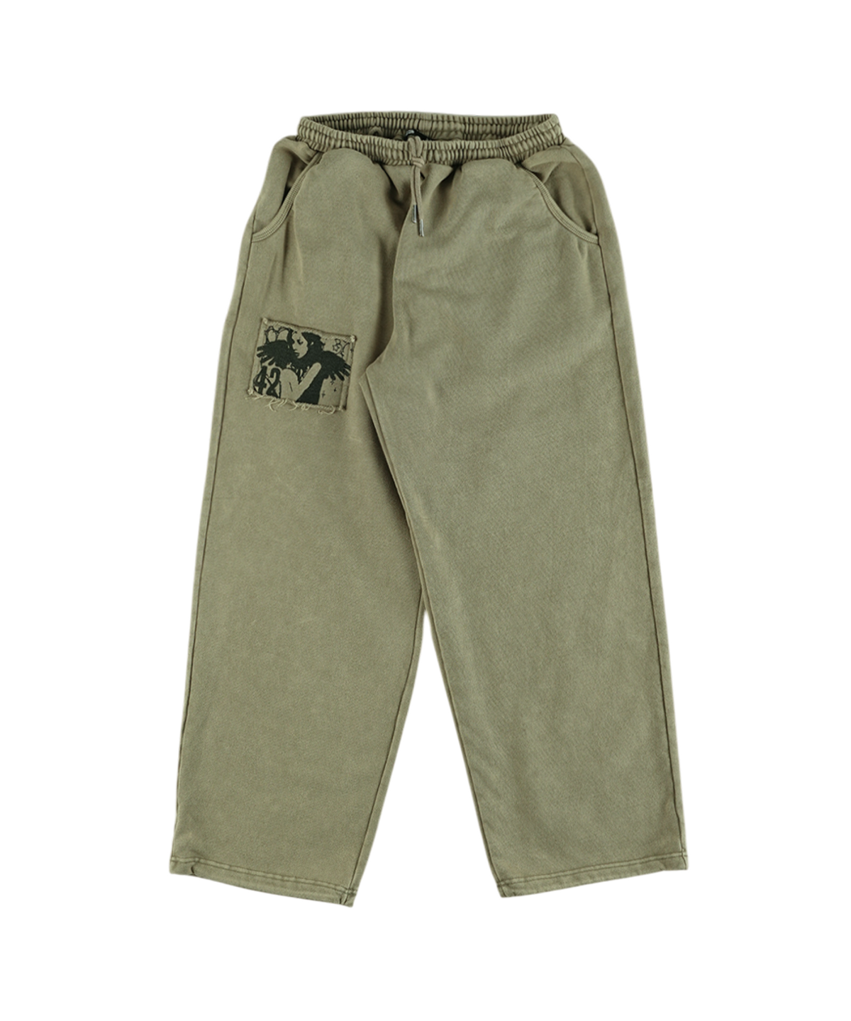 이알티알(ERTR) Wondering Girl Jogger Pants Khaki