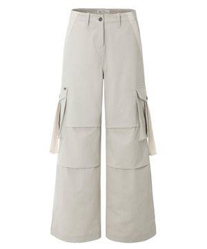 Archive Strap Cargo Pants (ver.2) (beige)